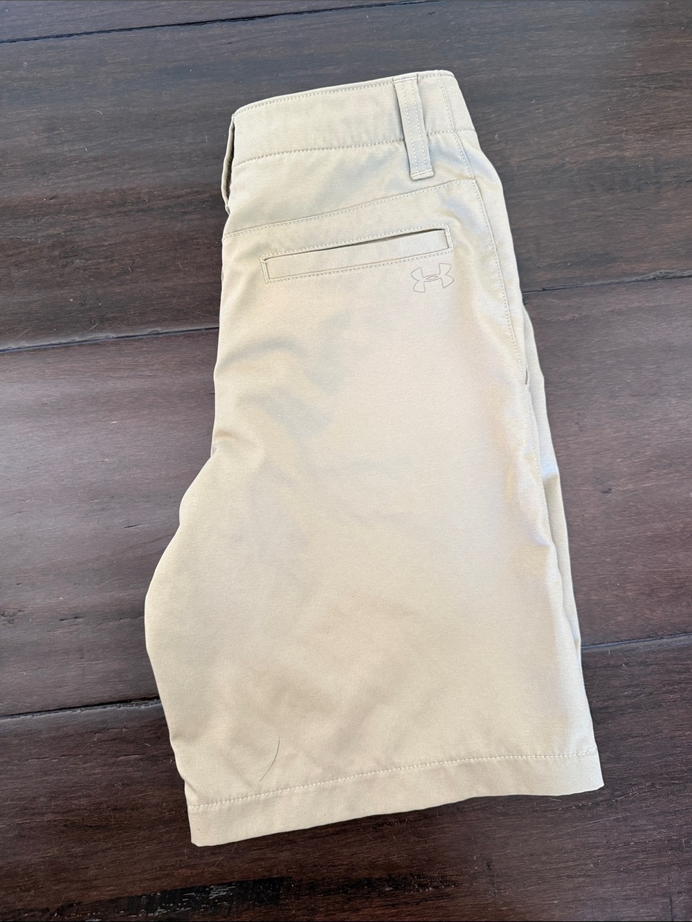 Boys Khaki Stretch Performance Shorts - Picture 3 of 7